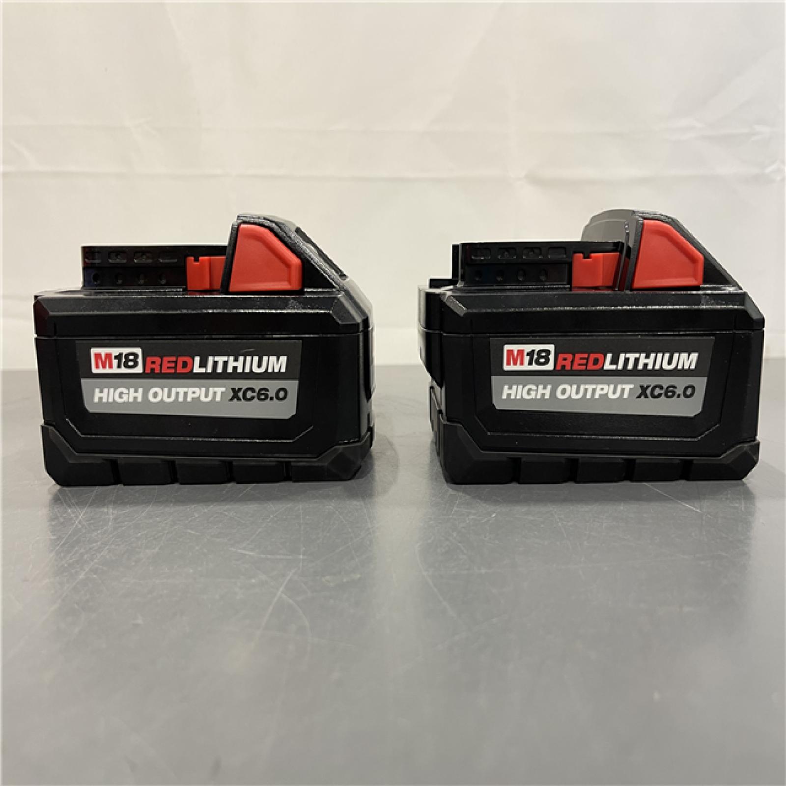 AS-IS - Milwaukee 18-Volt Lithium-Ion High Output Starter Kit with Two 6.0 Ah Battery and Charger