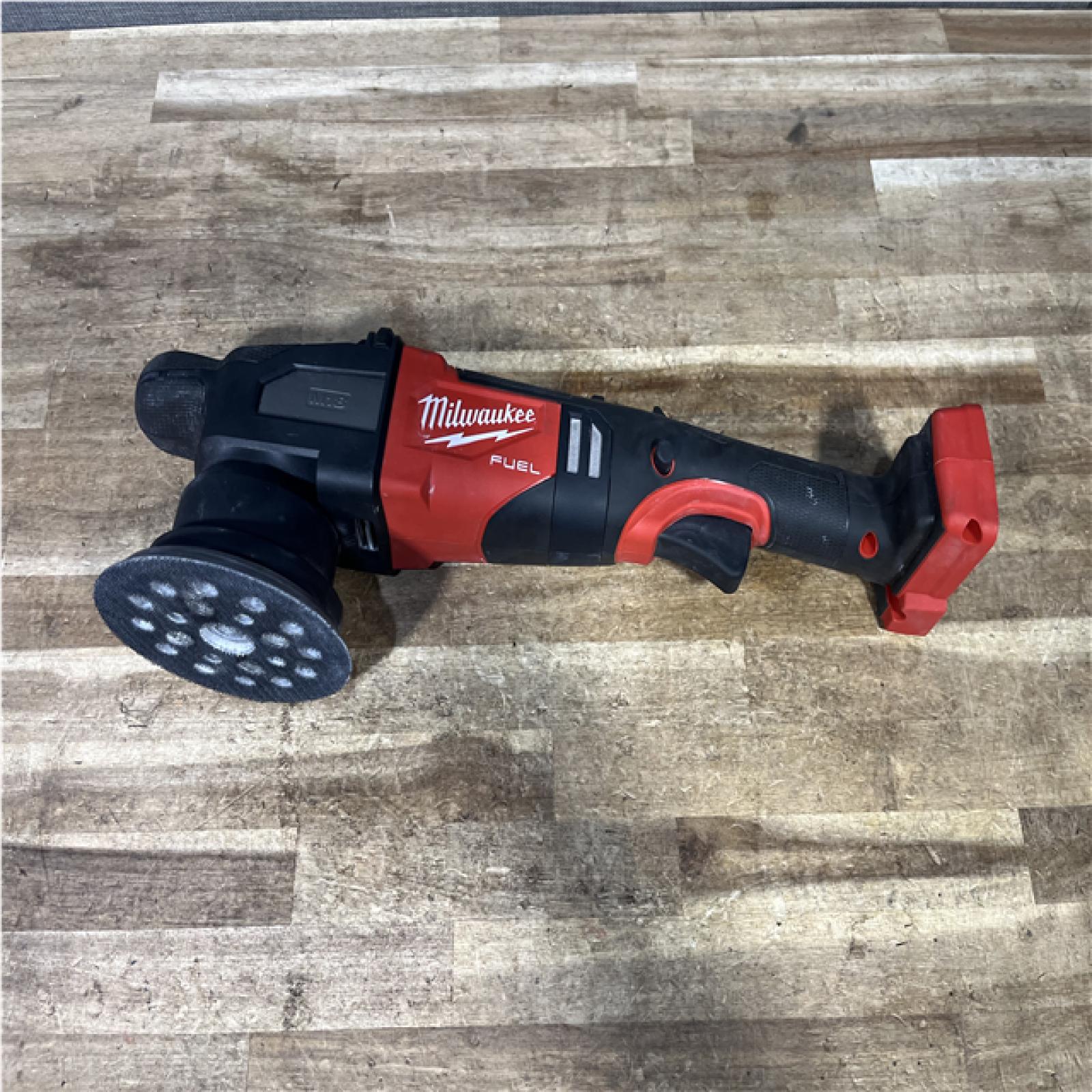 Houston Location AS-IS Milwaukee FUEL18V Lithium-Ion Brushless Cordless 15MM DA Polisher (Tool-Only)