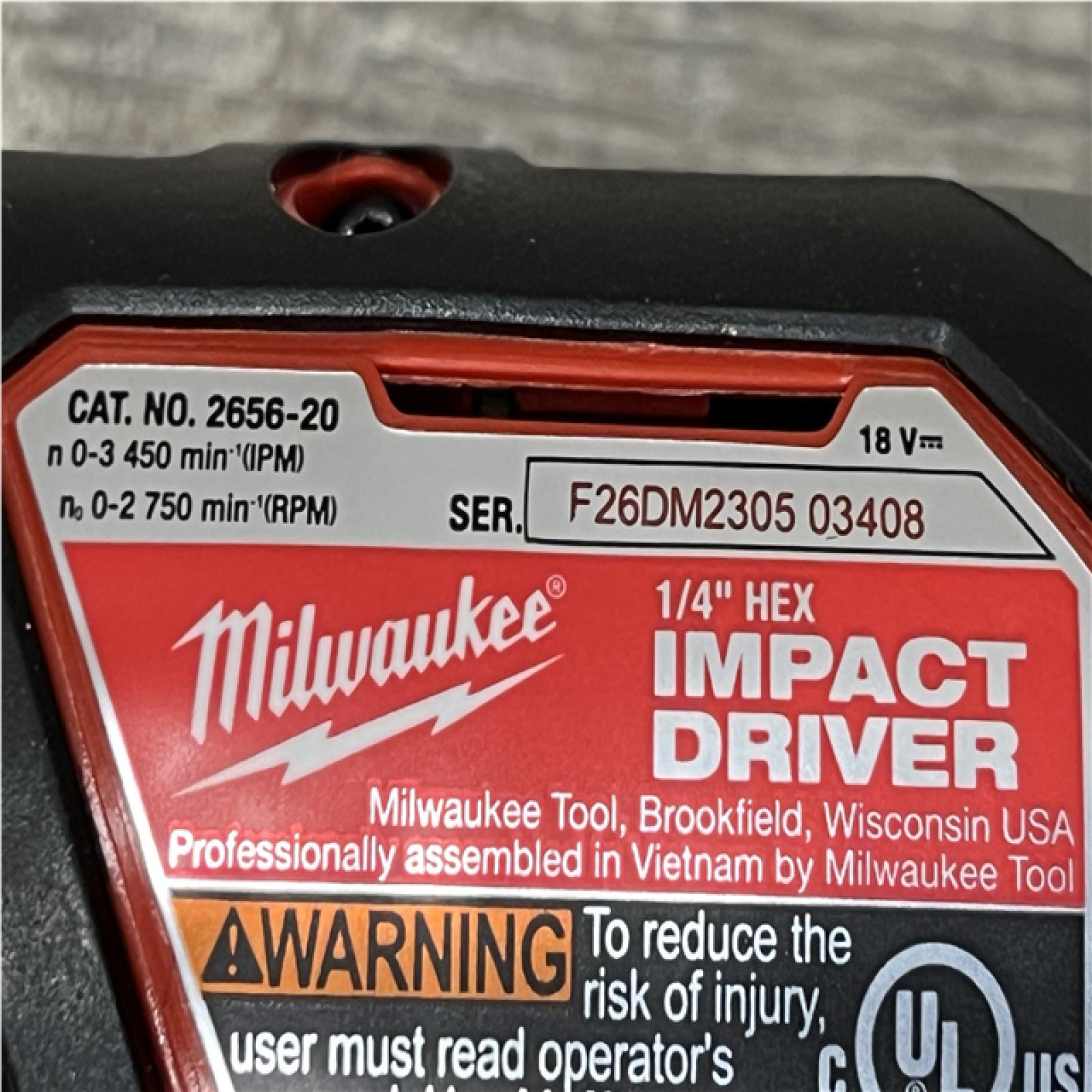 AS-IS Milwaukee 18V Lithium-Ion Cordless Drill Driver/Impact Driver Combo Kit