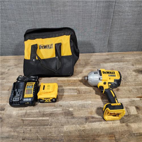 HOUSTON LOCATION - AS-IS DEWALT 20V MAX* XR 1/2 High Torque Impact Wrench W/ BATTERY & CHARGER