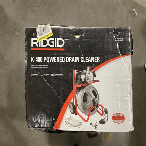 Dallas Location - As-Is RIDGID K-400 Drain Cleaning Snake Auger