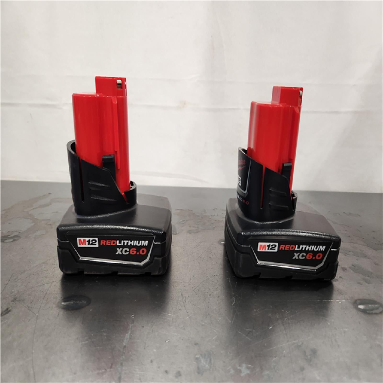 AS-IS- M12 12V Lithium-Ion XC Extended Capacity Battery Pack 6. 0Ah (2-Pack)