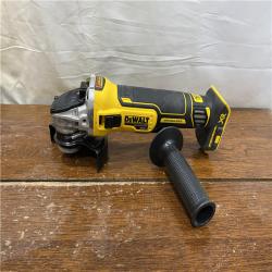 AS-IS DeWalt DCG405B 20V Max XR 4.5-Inch Slide Switch Small Angle Grinder (Tool Only)