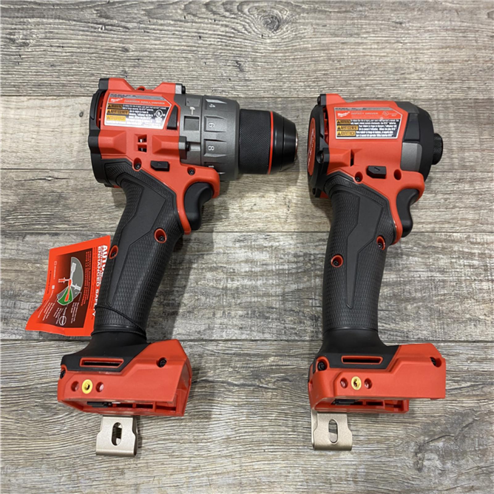 LIKE NEW - Milwaukee FUEL 18V Lithium-Ion Brushless Cordless Hammer Drill and Impact Driver Combo Kit