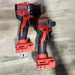 HOUSTON LOCATION - AS-IS Milwaukee M18 18V Lithium-Ion Brushless Cordless Compact Drill/Impact Combo Kit (2-Tool) W/(2) 2.0 Ah Batteries, Charger & Bag
