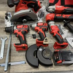 AS-IS Milwaukee 18-Volt Lithium-Ion Cordless (6-Tool) Combo Kit