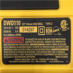 AS-IS DeWalt 8 Amp Corded 3/8 in. Pistol Grip Drill