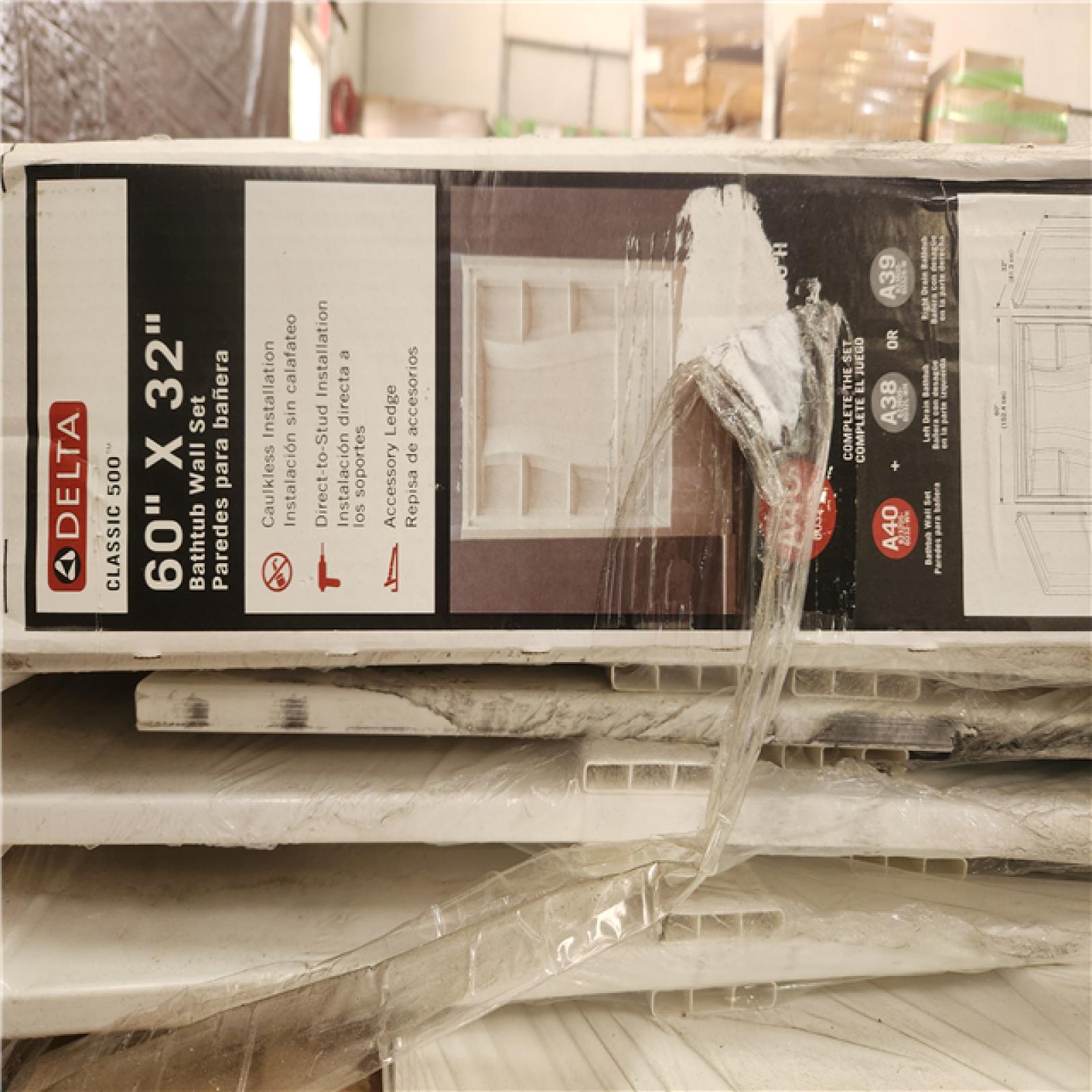 Phoenix Veranda 6 ft. H x 6 ft. W White Windham Vinyl Fence Panel Pallet (23-Pieces) with Shower Wall