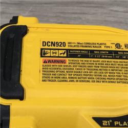AS-IS DEWALT 20-Volt 21° Cordless Framing Nailer (Tool-Only)