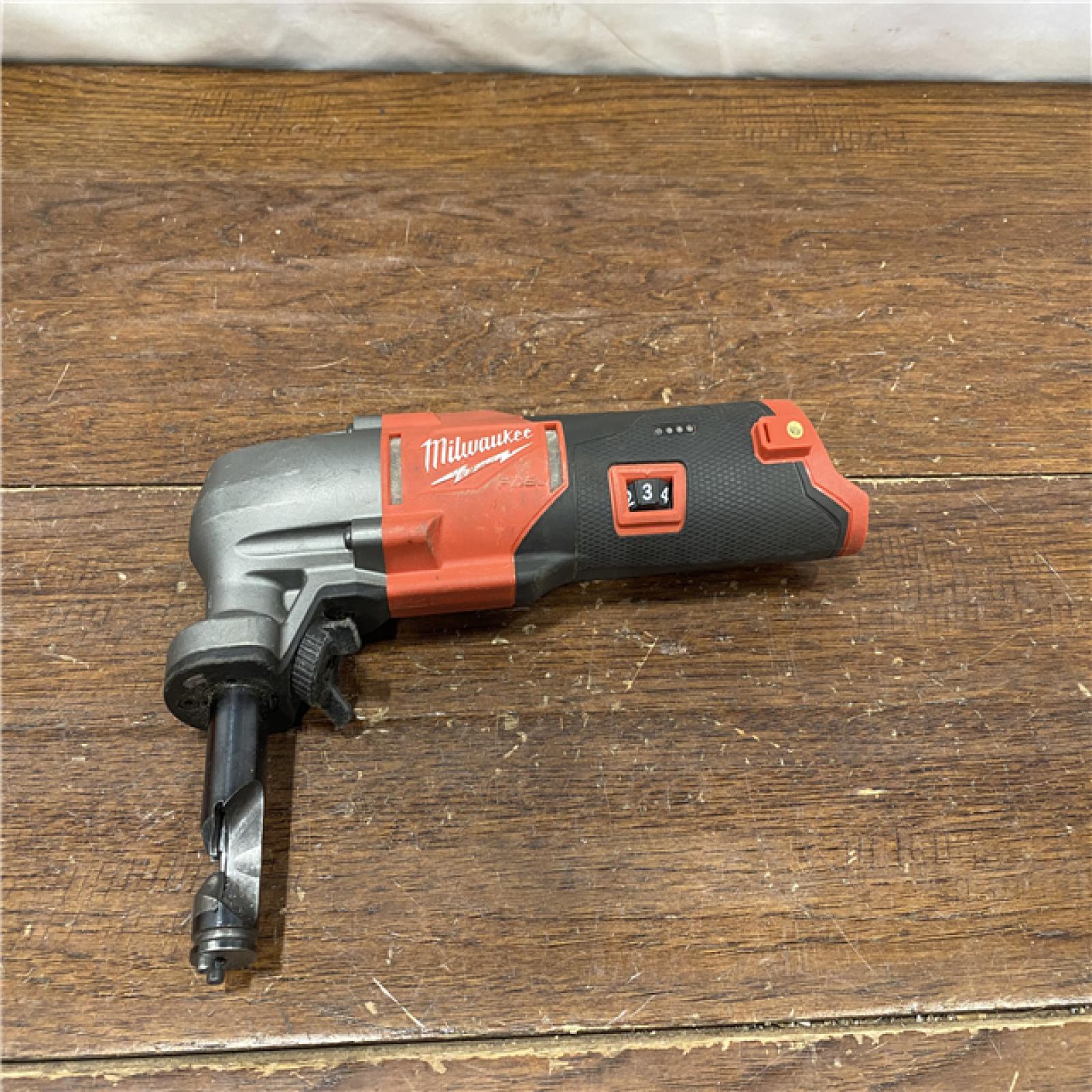 AS-IS Milwaukee M12 FUEL Brushless Cordless 16 Gauge Variable Speed Nibbler (Tool Only)