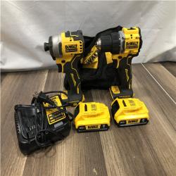 AS-IS DEWALT ATOMIC 20-Volt MAX Lithium-Ion Cordless Combo Kit