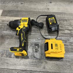 AS-IS DEWALT ATOMIC 20V Lithium-Ion Cordless 1/2 in. Hammer Drill Kit