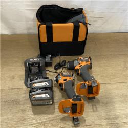 AS-IS RIDGID 18V SubCompact Brushless 2-Tool Combo Kit