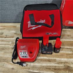HOUSTON LOCATION - AS-IS (APPEARS LIKE NEW) Milwaukee FUEL 12-Volt Lithium-Ion Brushless Cordless Hammer Drill and Impact Driver Combo Kit