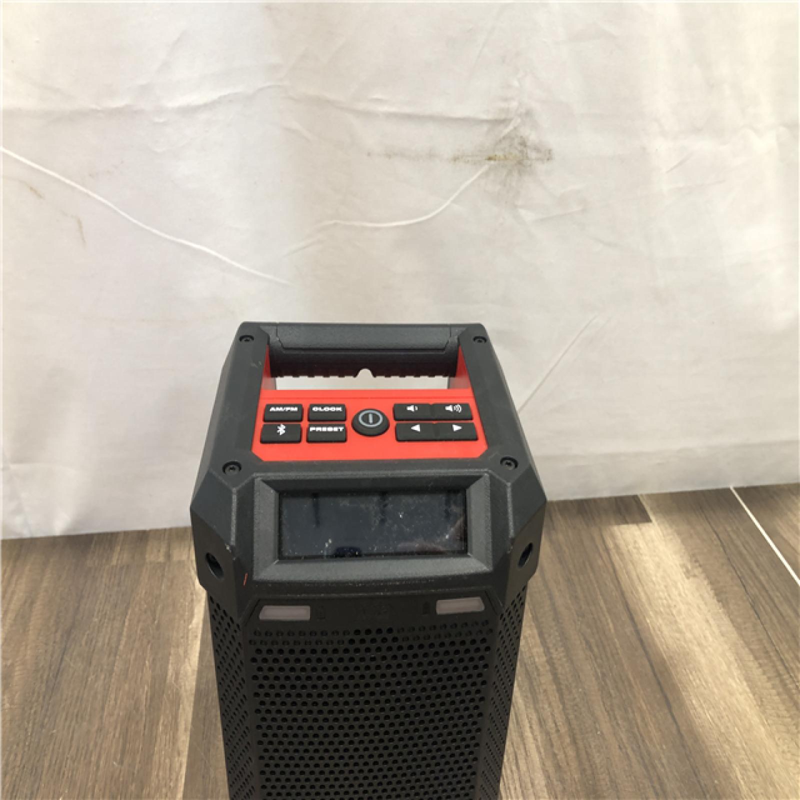 AS-IS Milwaukee  12-Volt Lithium-Ion Cordless Bluetooth/AM/FM Jobsite Radio with Charger