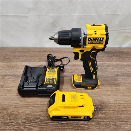 AS-IS DEWALT ATOMIC COMPACT SERIES 20V MAX* Brushless Cordless 1/2 in. Drill/Driver Kit