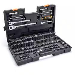 DALLAS LOCATION - GEARWRENCH 1/4 in. x 3/8 in. x 1/2 in. SAE/MM Mechanics Hand Tool Set (185-Piece)