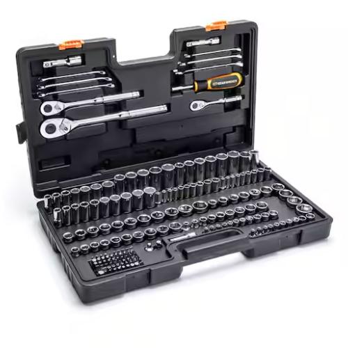 DALLAS LOCATION - GEARWRENCH 1/4 in. x 3/8 in. x 1/2 in. SAE/MM Mechanics Hand Tool Set (185-Piece)