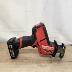 AS-IS- Milwaukee M12 FUEL 12-Volt Lithium-Ion Brushless Cordless HACKZALL Reciprocating Saw Kit W/ Free M12 2.0Ah Compact Battery