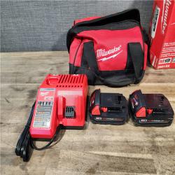 HOUSTON LOCATION - AS-IS Milwaukee 18V Cordless Brushed 2-Tool Drill/Driver and Impact Driver Kit