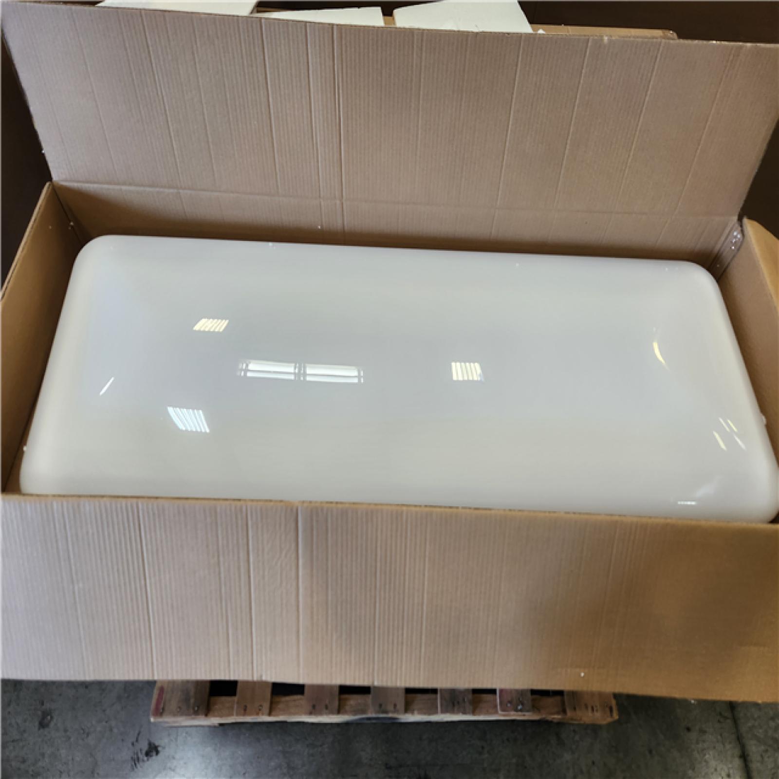 Phoenix NEW Monument 673776 4-Light White Rectangular Flushmount