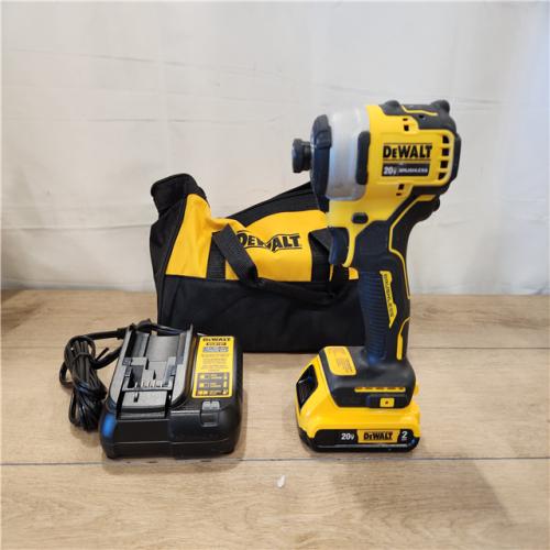 AS-IS-DEWALT ATOMIC 20V MAX* Brushless Cordless Compact 1/4 in. Impact Driver Kit