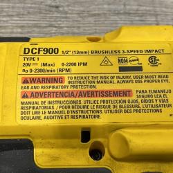 AS-IS DEWALT 20V MAX Lithium-Ion Cordless 1/2 in. Impact Wrench Kit