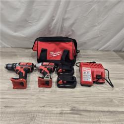 AS-IS Milwaukee 18V Cordless 2-Tool Drill/Driver and Impact Driver Kit