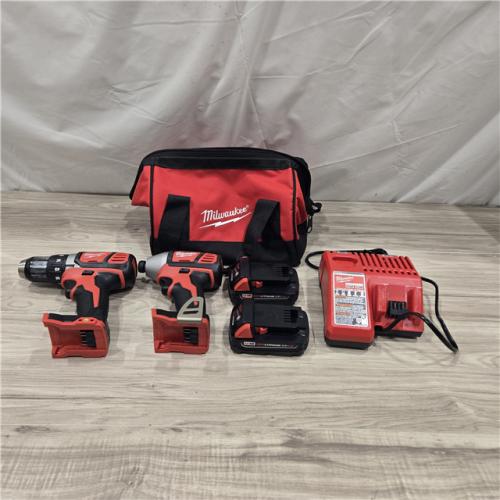 AS-IS Milwaukee 18V Cordless 2-Tool Drill/Driver and Impact Driver Kit