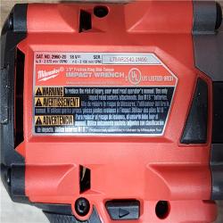 HOUSTON LOCATION - AS-IS Milwaukee  FUEL GEN-2 18V Lithium-Ion Mid Torque Brushless Cordless 3/8 in. Impact Wrench with Friction Ring (Tool-Only)