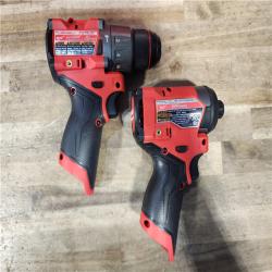 HOUSTON LOCATION - AS-IS Milwaukee 3497-22 12V Brushless Hammer Drill and Impact Driver Combo Kit