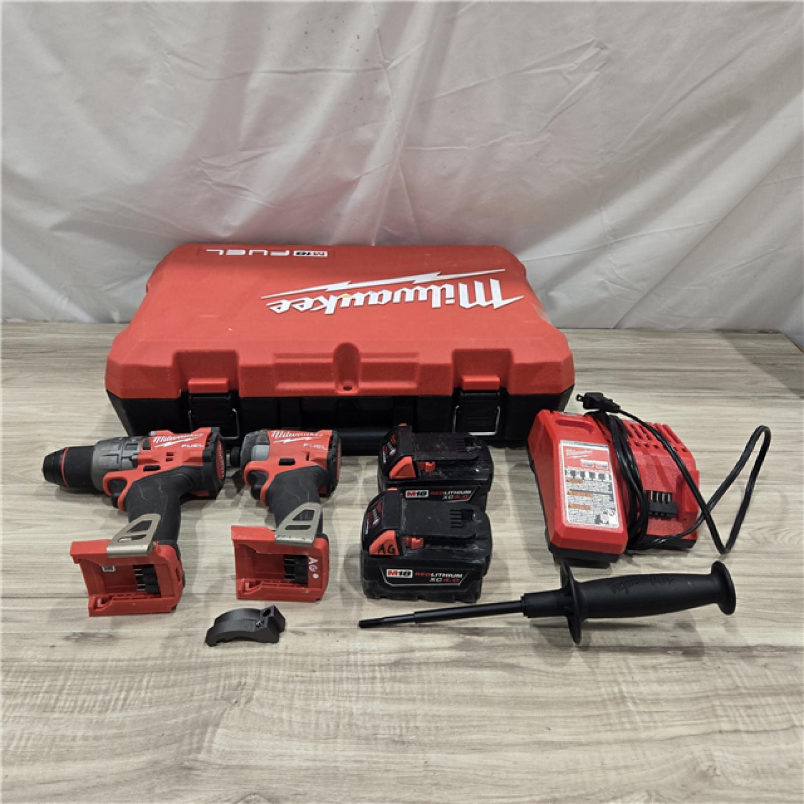 AS-IS MILWAUKEE FUEL 18V Cordless Hammer Drill and Impact Driver Combo Kit
