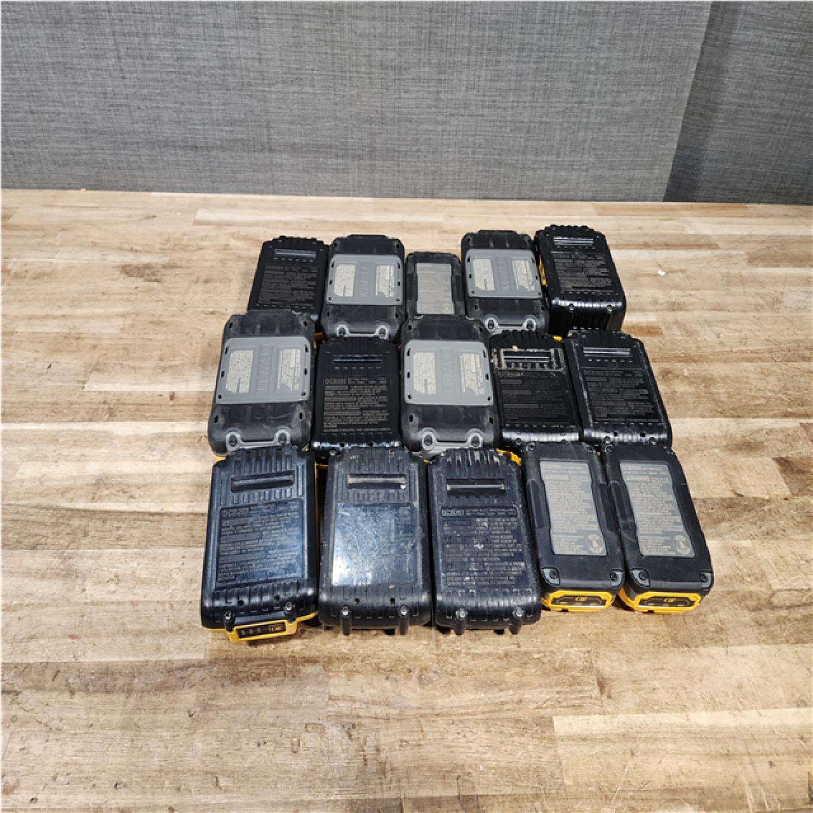 Houston Location AS-IS DeWalt Batteries QTY/15