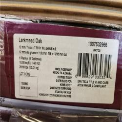 Phoenix Location AS-IS Home Decorators Collection Larkmead Oak 12mm T x 7.56 in. W Waterproof Laminate Wood Flooring (510 sq. ft./32 Case)