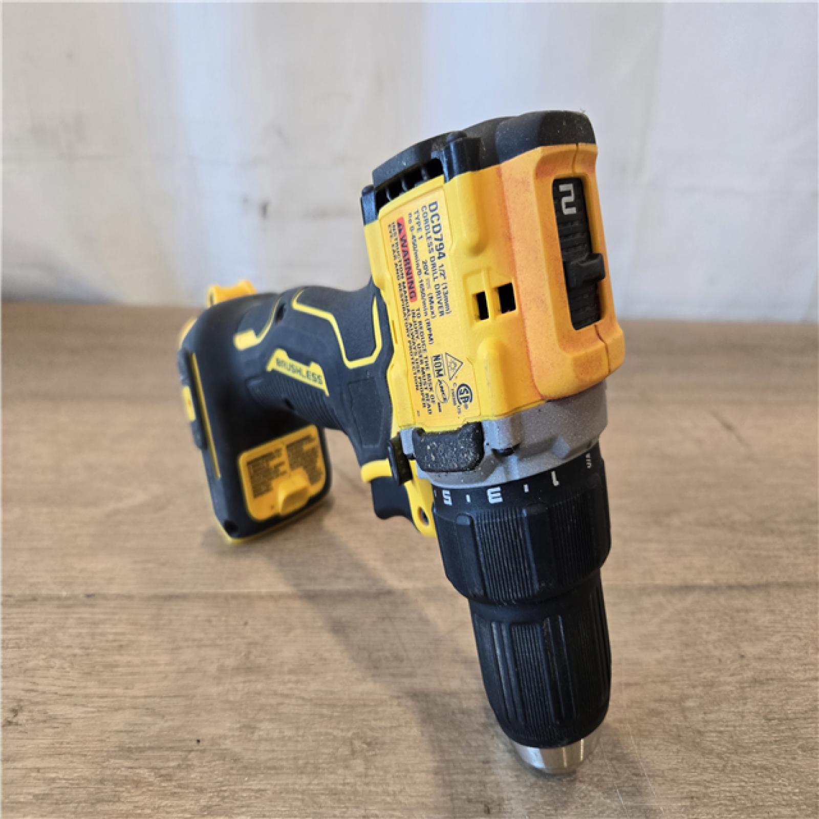 AS-IS DEWALT ATOMIC 20V MAX Cordless 1/2 in. Drill Driver (Tool-Only)