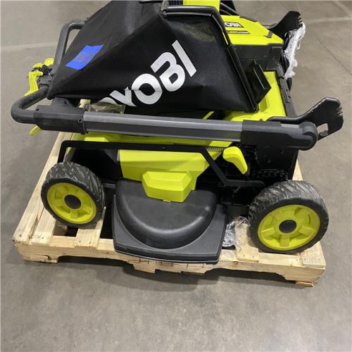 Dallas Location - As-Is RYOBI 80V HP Brushless Battery Cordless Electric 30 in.Lawn Mower with Battery and Charger