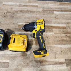 HOUSTON LOCATION - AS - IS DEWALT ATOMIC 20V Lithium-Ion Cordless 1/2 in. Hammer Drill Kit