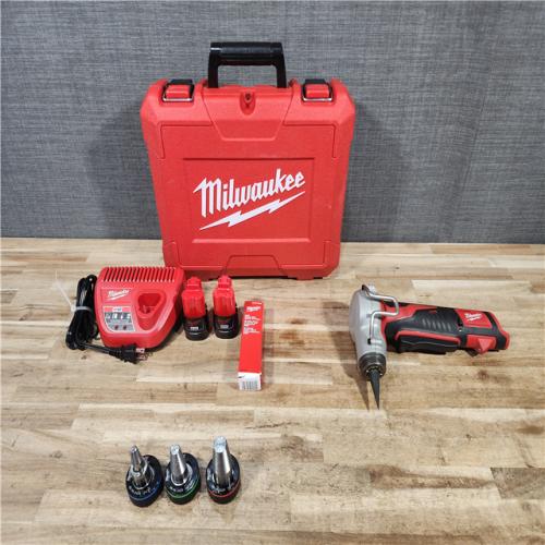 HOUSTON LOCATION - AS-IS M12 12-Volt Lithium-Ion Cordless PEX Expansion Tool Kit with (2) 1.5 Ah Batteries  (3) Expansion Heads and Hard Case