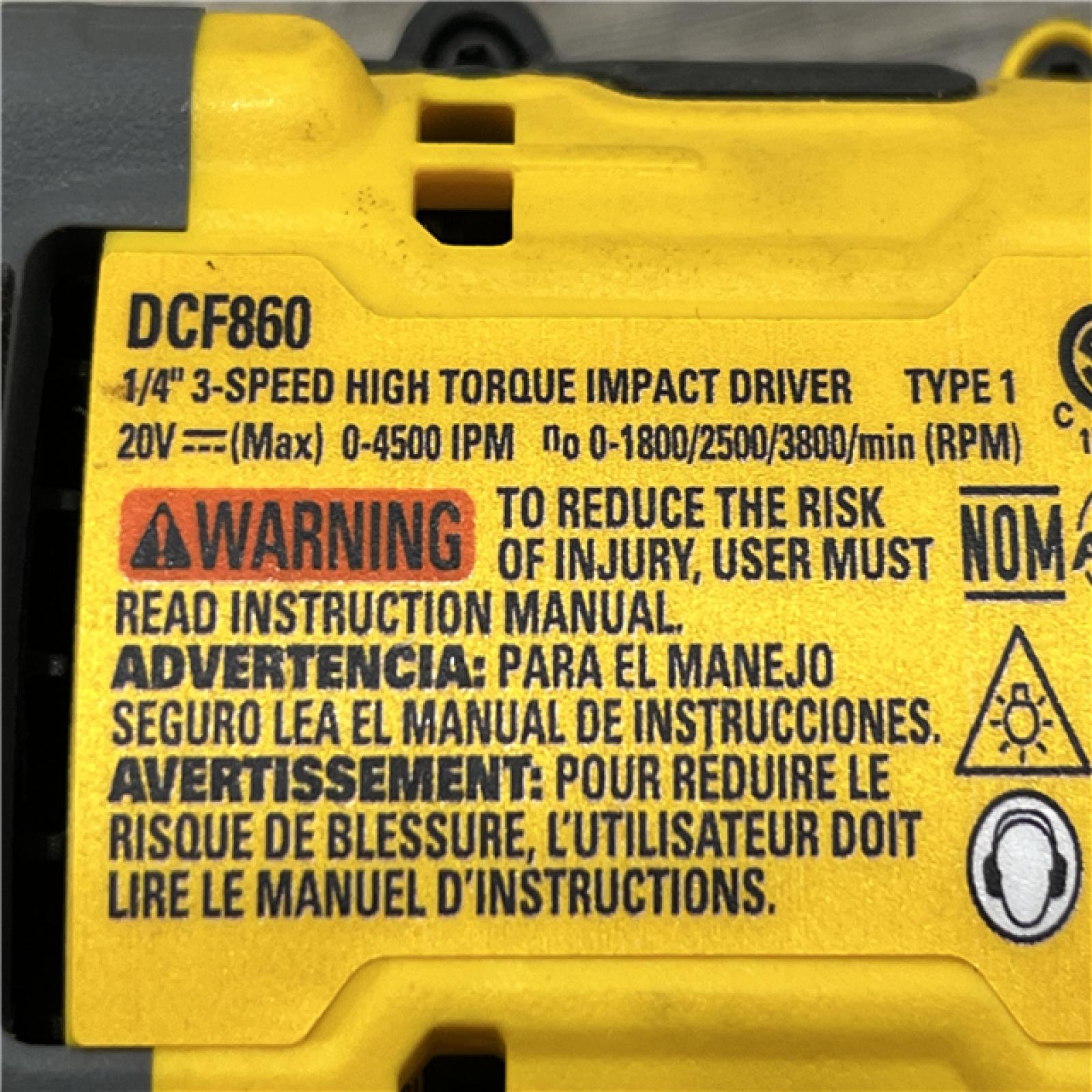 AS-IS DEWALT 20V MAX XR Cordless Impact Driver (Tool Only)