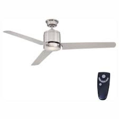 Phoenix Location NEW Home Decorators Collection Railey 60 in. LED Indoor Brushed Nickel Ceiling Fan with Light Kit and Remote Control