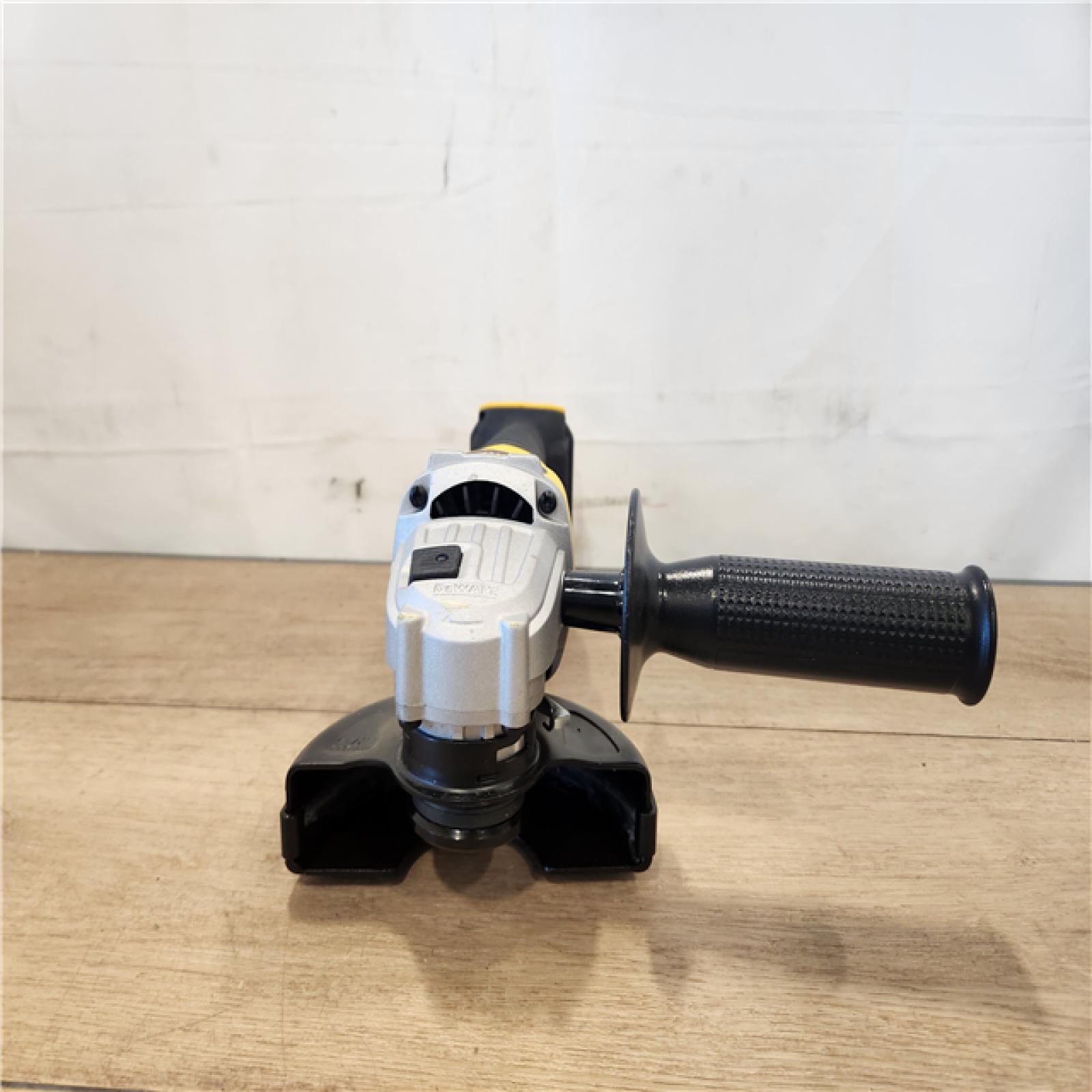 AS-IS- DEWALT 20V MAX Cordless Brushless 4-1/2 in. Angle Grinder with Paddle Switch (Tool Only)