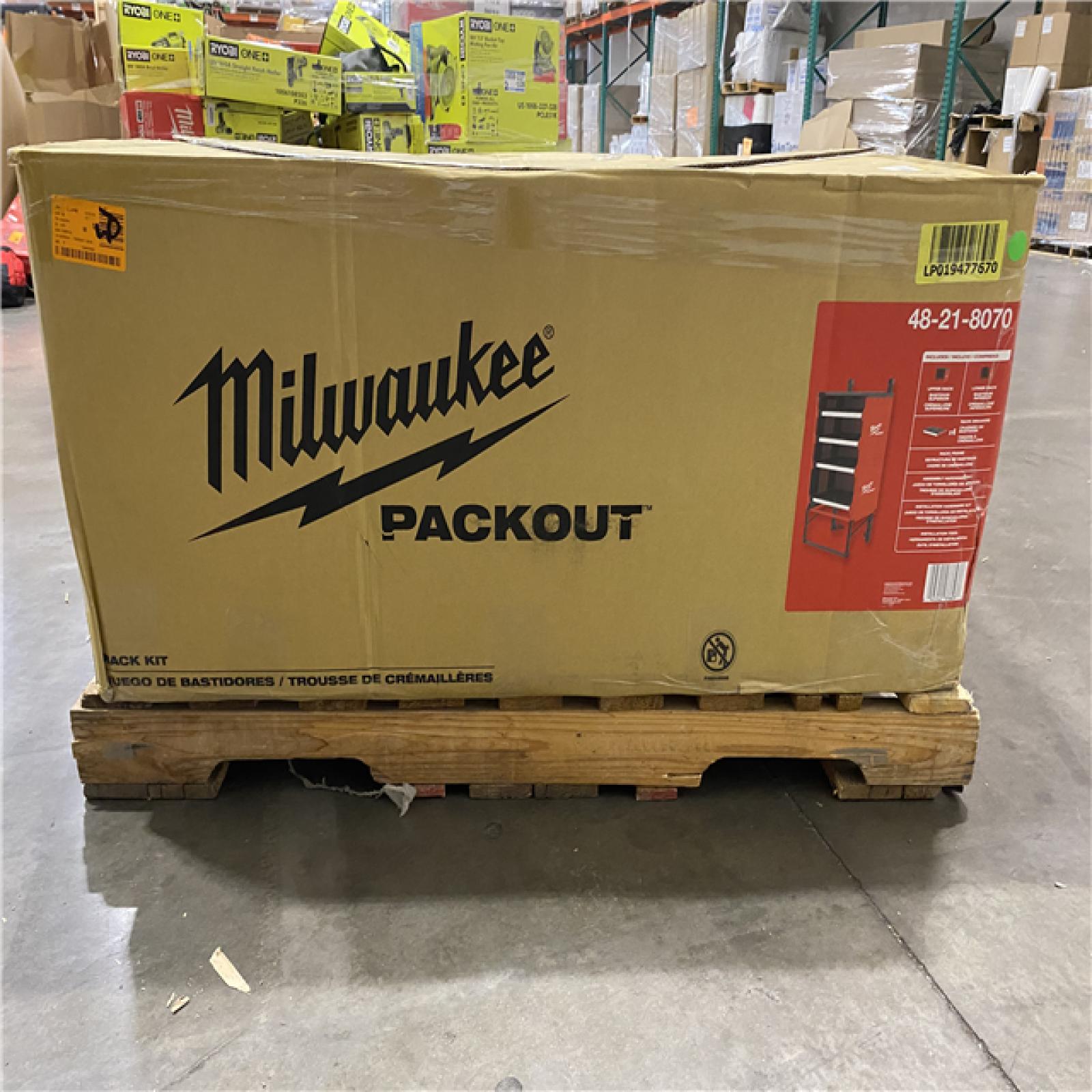 Dallas Location - As-Is Milwaukee PACKOUT Rack Kit