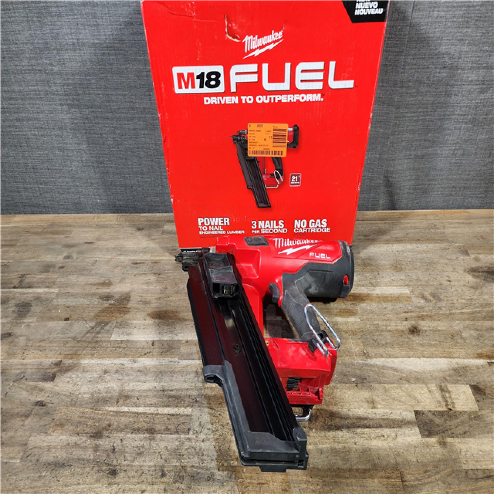 HOUSTON LOCATION - AS-IS Milwaukee 2744-20 M18 FUEL 3-1/2 in. 18V 21-Degree Lithium-Ion Brushless Cordless Framing Nailer (Tool-Only)