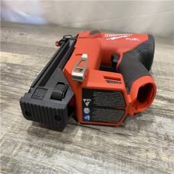 AS-IS Milwaukee  FUEL 12-Volt Lithium-Ion Brushless Cordless 18-Gauge 1-1/2 in. Compact Brad Nailer (Tool Only)