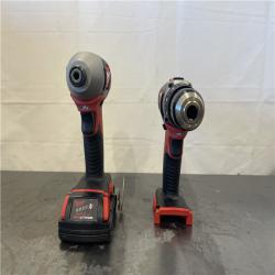 AS-IS- Milwaukee 18V Cordless Brushed 2-Tool Drill/Driver and Impact Driver Kit