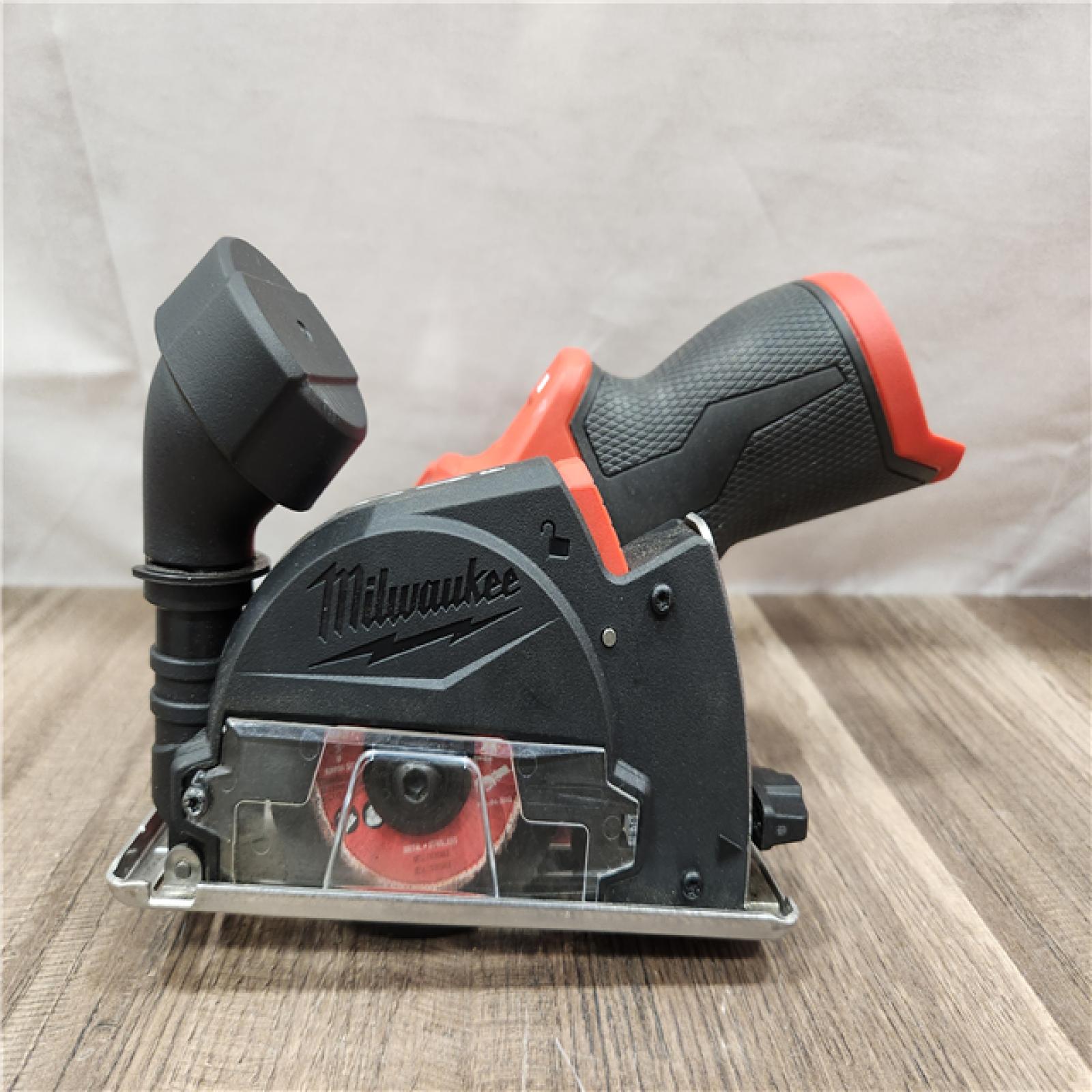 AS-IS- Milwaukee M12 FUEL 12V Lithium-Ion Brushless Cordless 3 in. Cut Off Saw (Tool-Only)