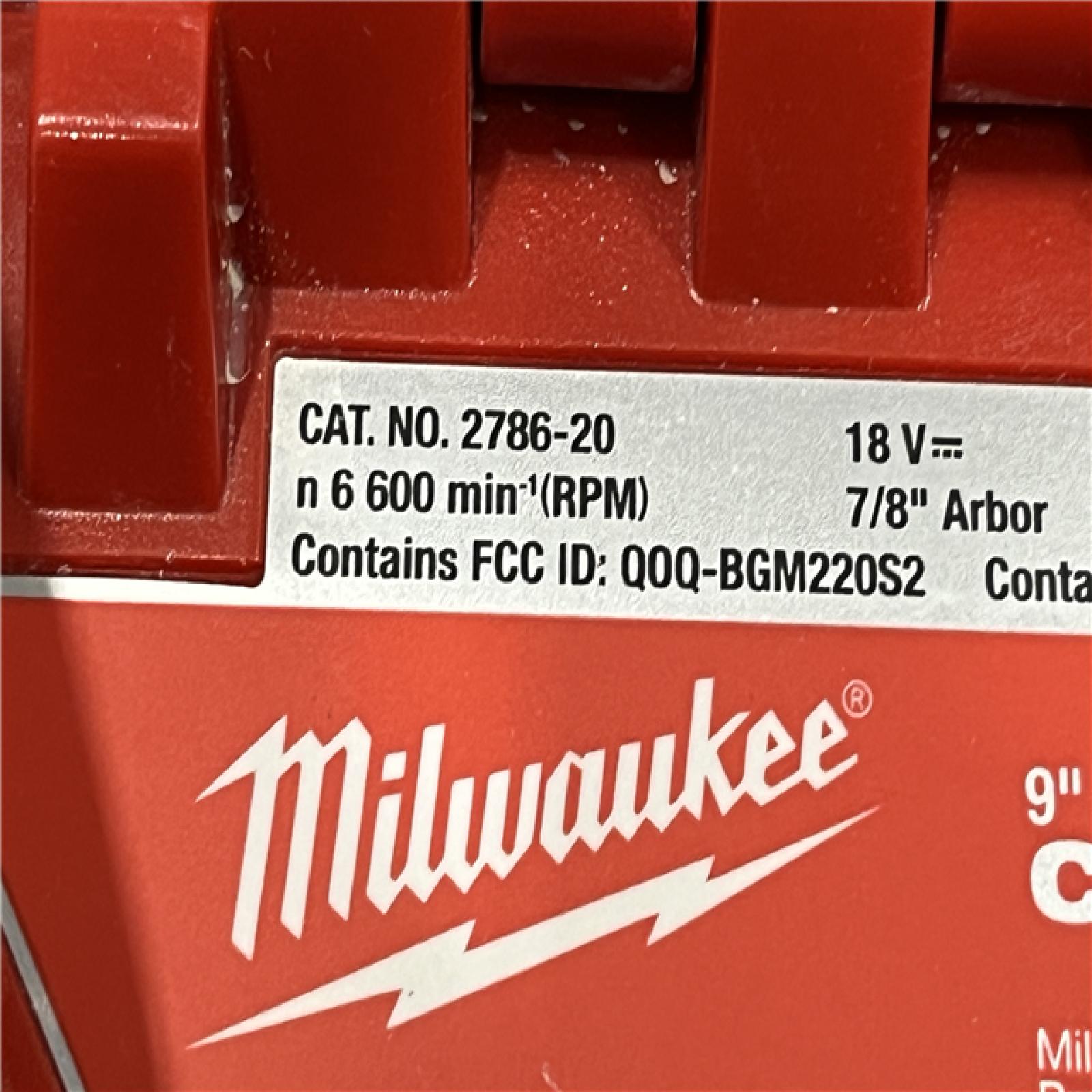 AS-IS Milwaukee FUEL ONE-KEY 18V Lithium-Ion Brushless Cordless 9 in. Cut Off Saw (Tool-Only)