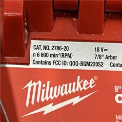 AS-IS Milwaukee FUEL ONE-KEY 18V Lithium-Ion Brushless Cordless 9 in. Cut Off Saw (Tool-Only)