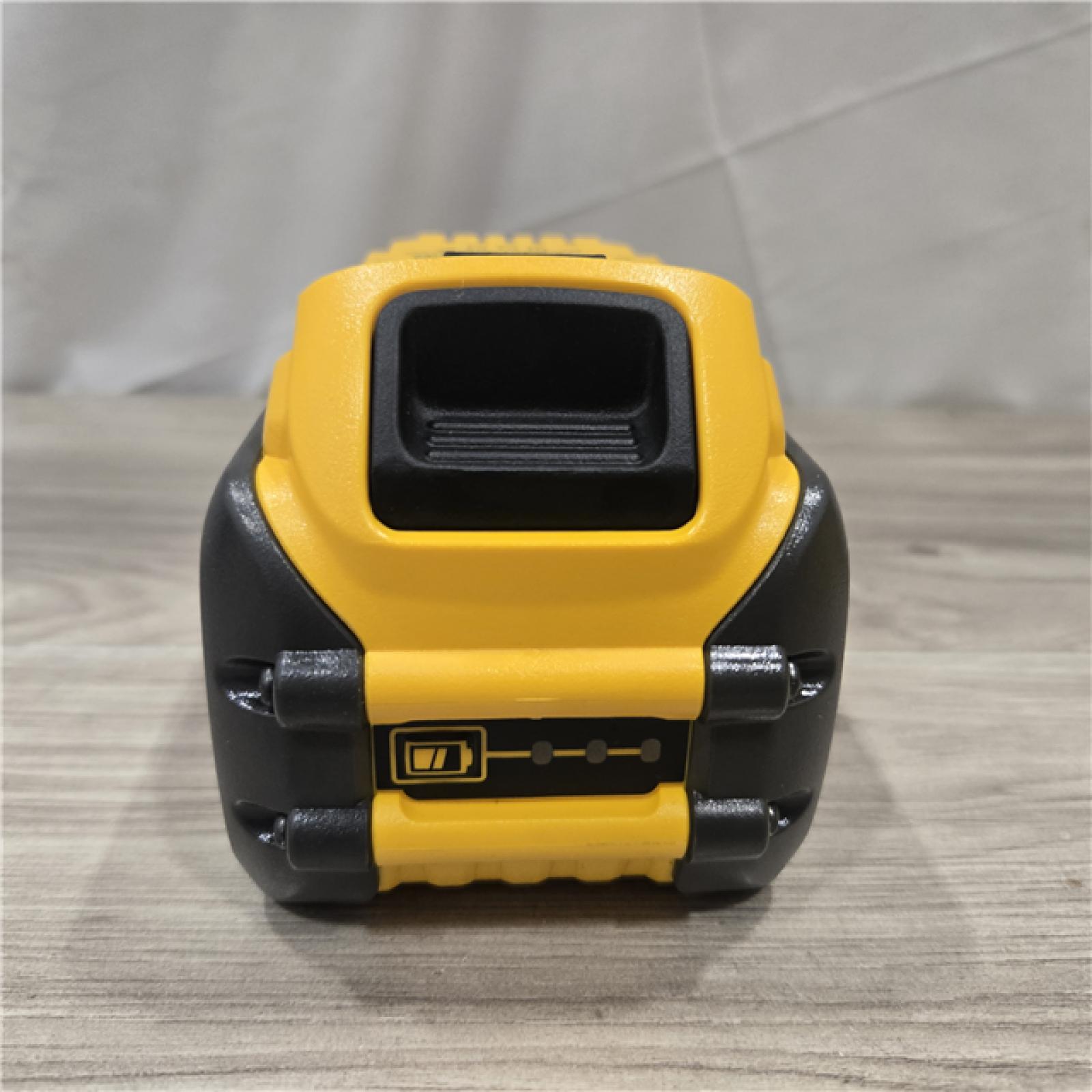 AS-IS DEWALT FLEXVOLT 20V/60V MAX Lithium-Ion 6.0Ah Battery Pack with 6 Amp Output Charger