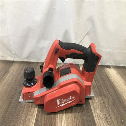 AS-IS Milwaukee 18V Lithium-Ion Cordless 3-1/4 in. Planer (Tool-Only)
